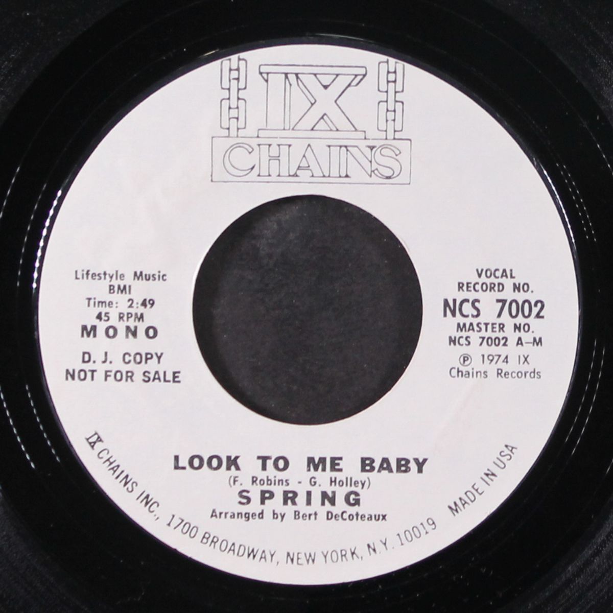 look to me baby / mono by SPRING