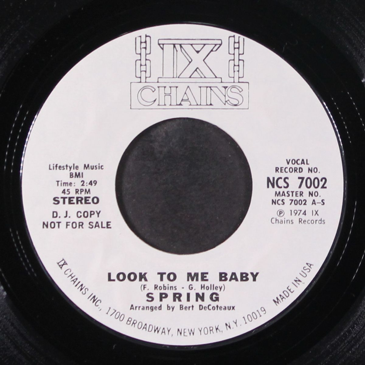 look to me baby / mono by SPRING