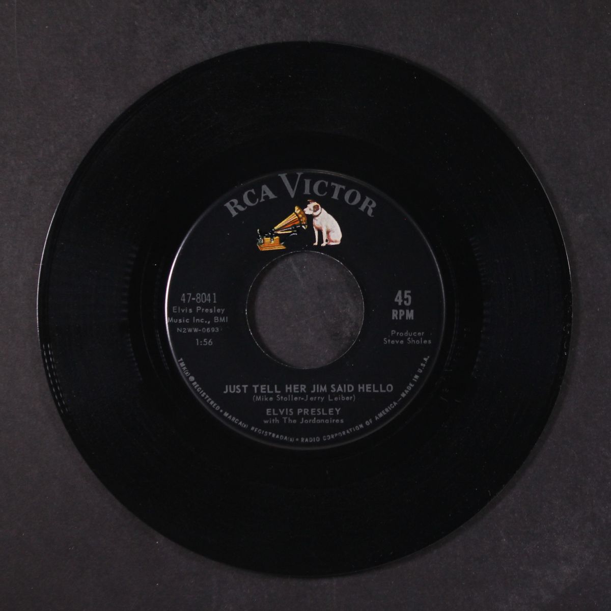 just tell her jim said hello / she's not you by ELVIS PRESLEY