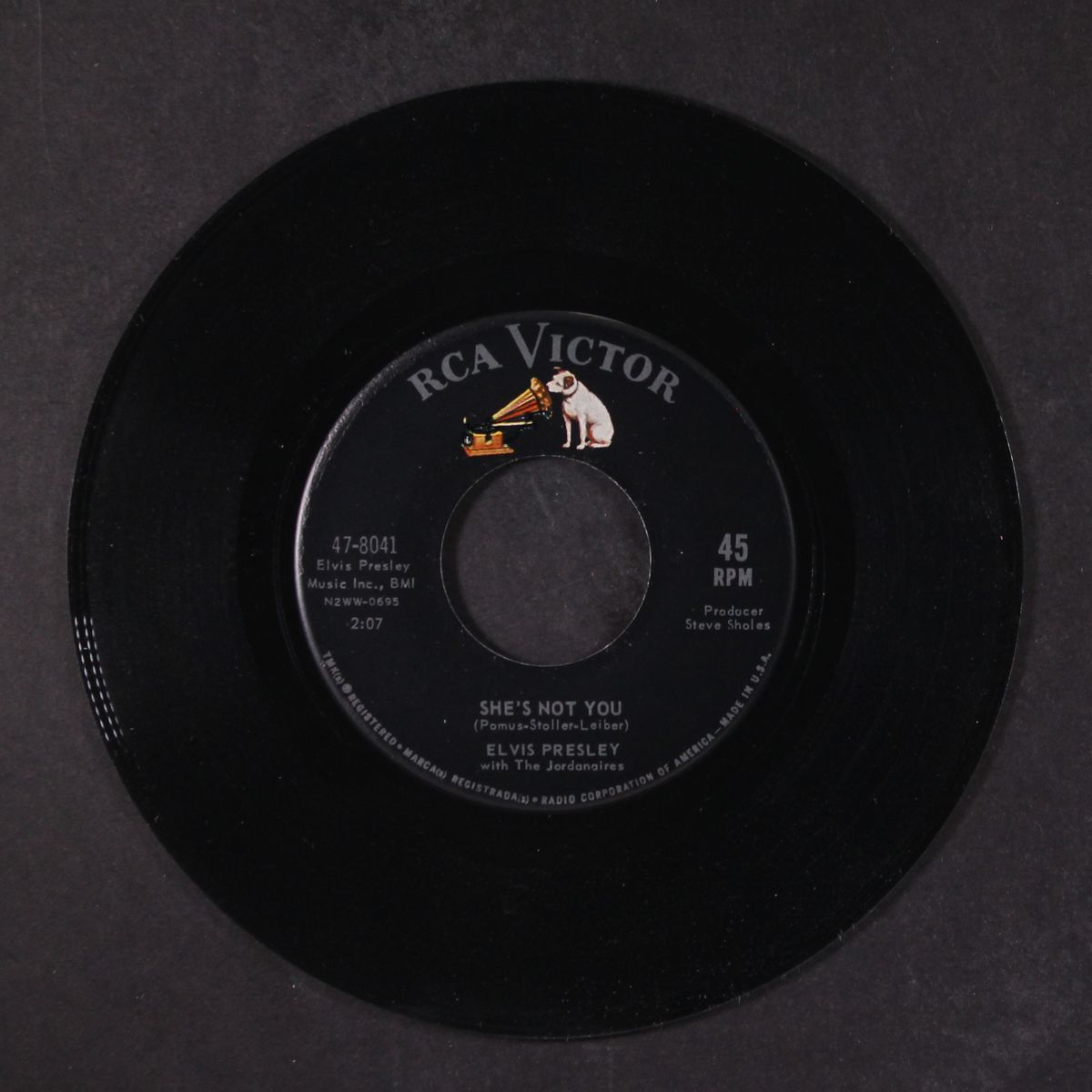 just tell her jim said hello / she's not you by ELVIS PRESLEY