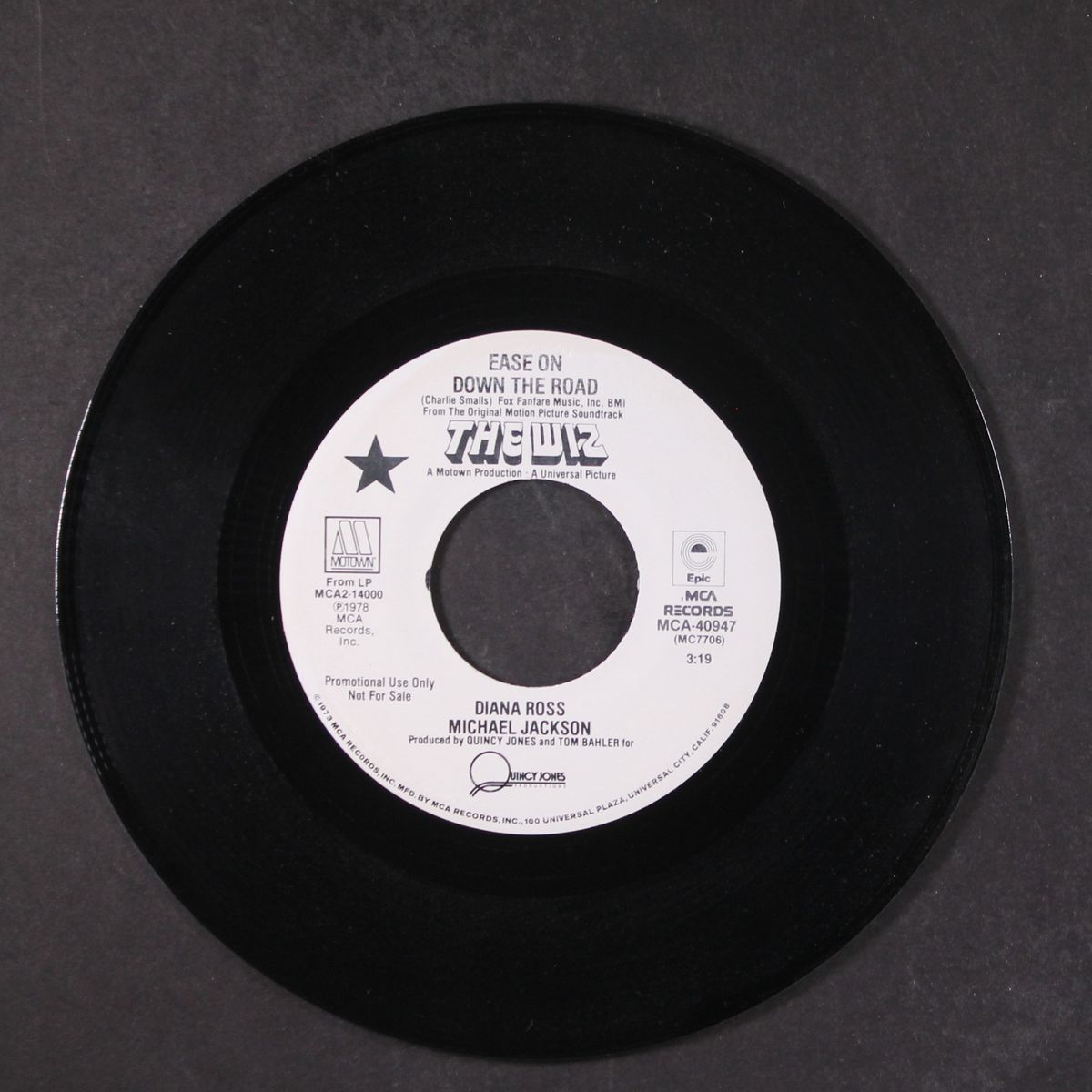 ease on down the road / poppy girls by DIANA ROSS & MICHAEL JACKSON