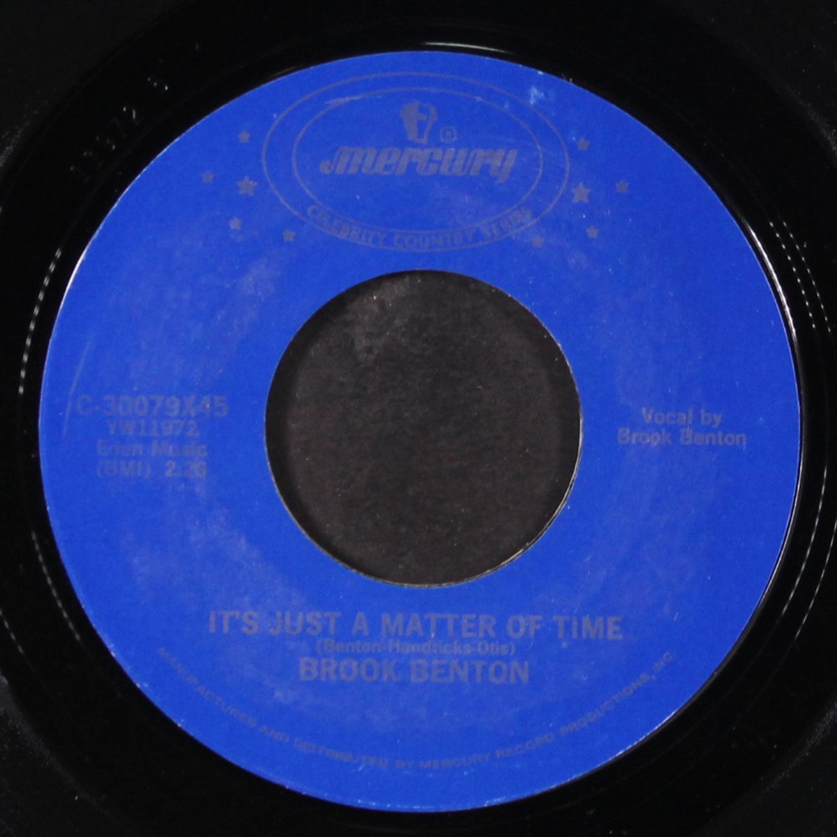it's just a matter of time / hurtin' inside by BROOK BENTON