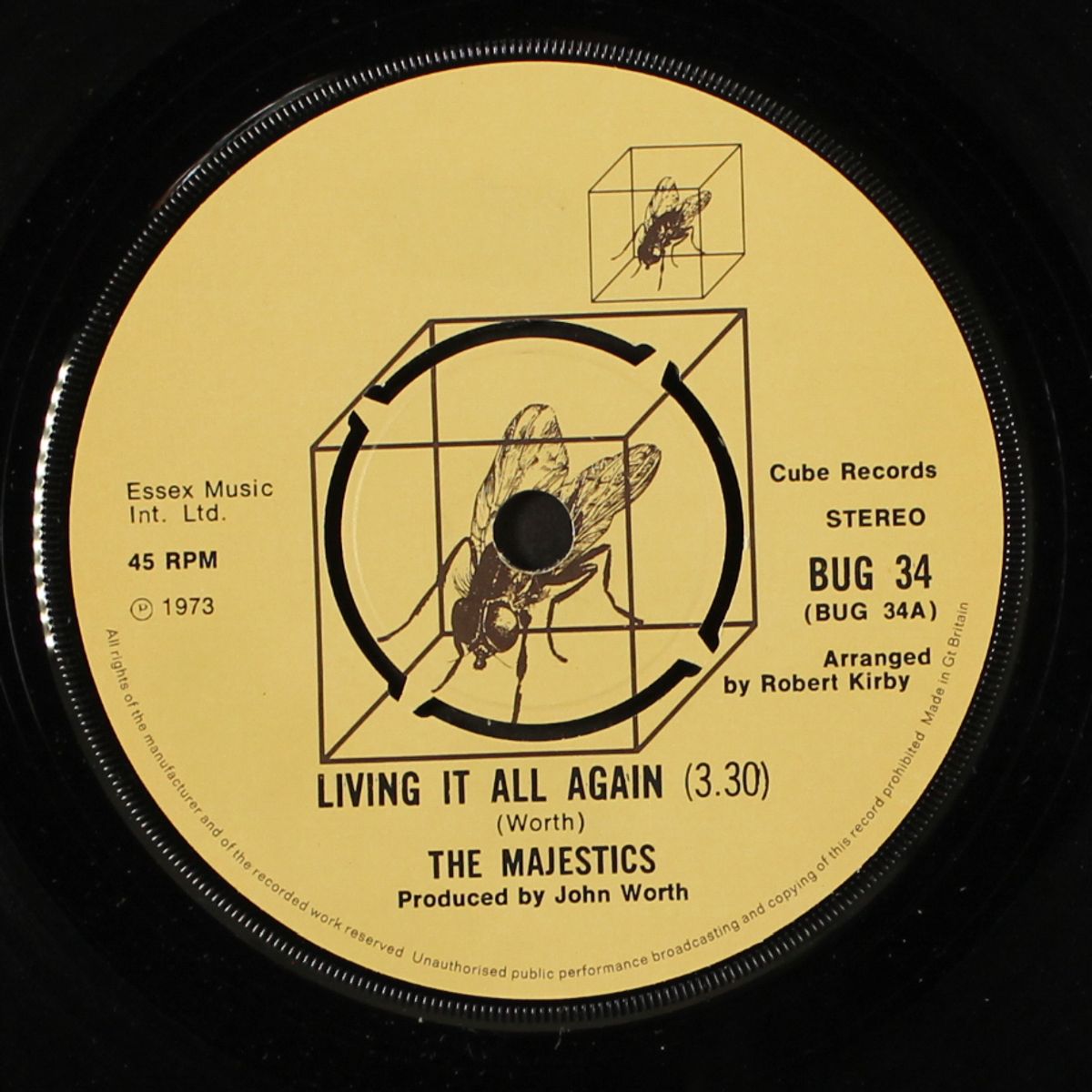 she troubles my mind / living it all again by MAJESTICS