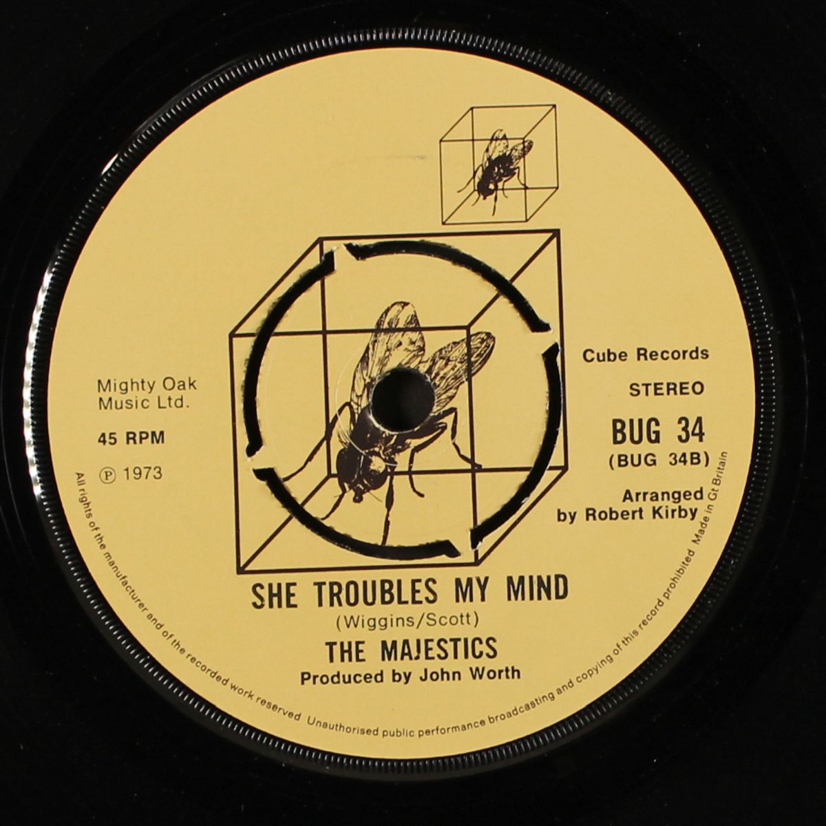 she troubles my mind / living it all again by MAJESTICS