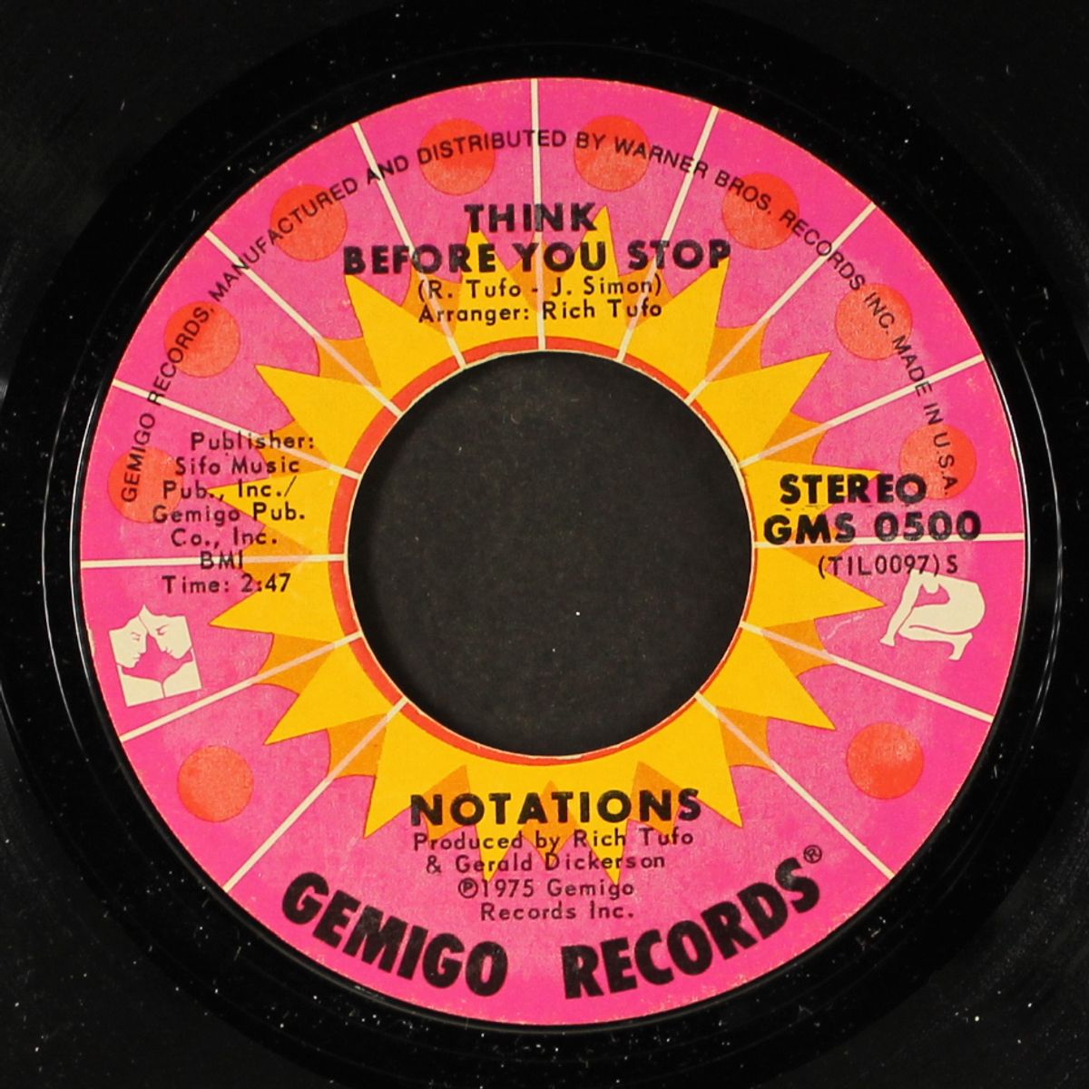 think before you stop / i'm losing by NOTATIONS