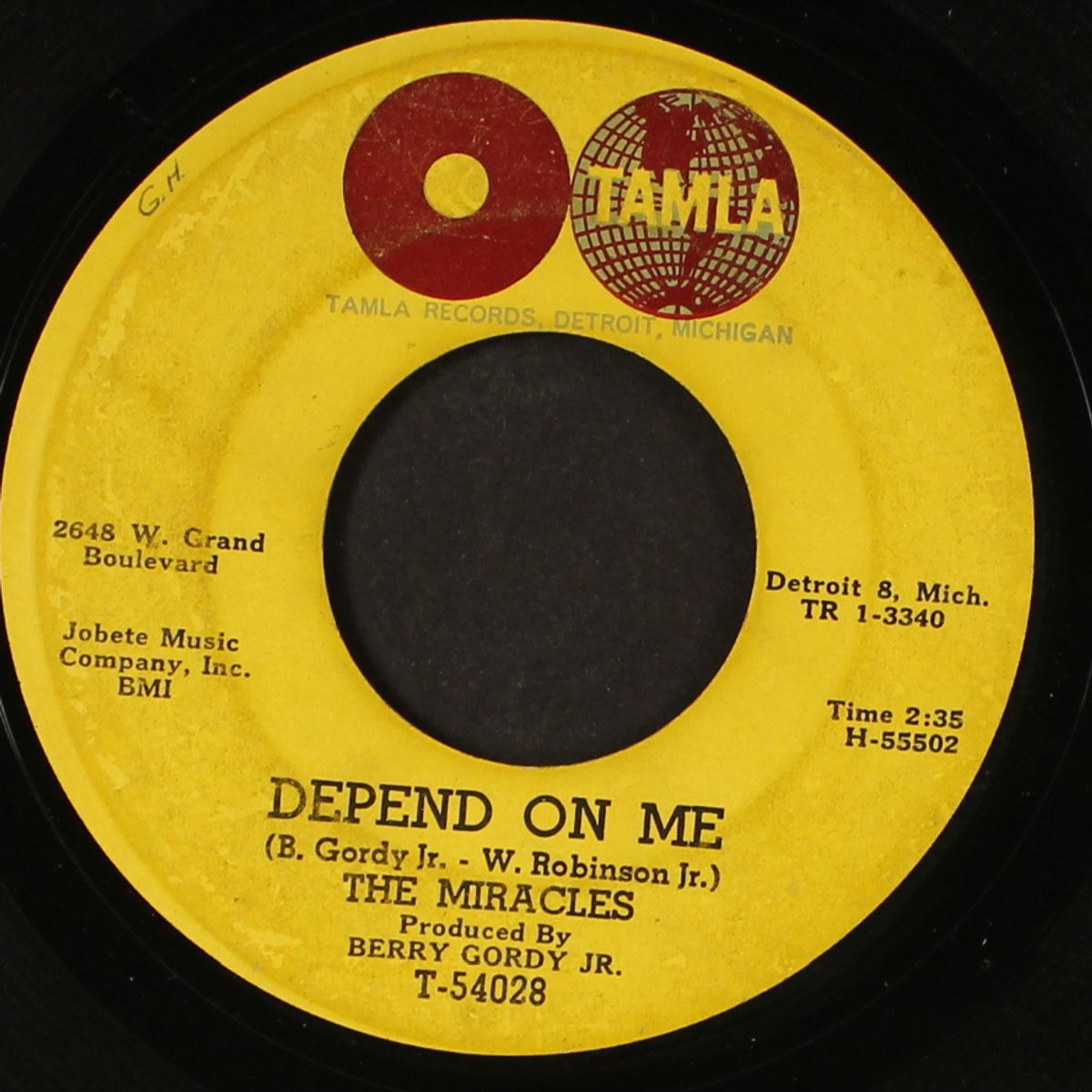 depend on me / way over there by MIRACLES