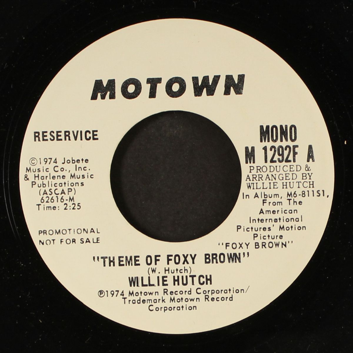 theme of foxy brown / mono by WILLIE HUTCH