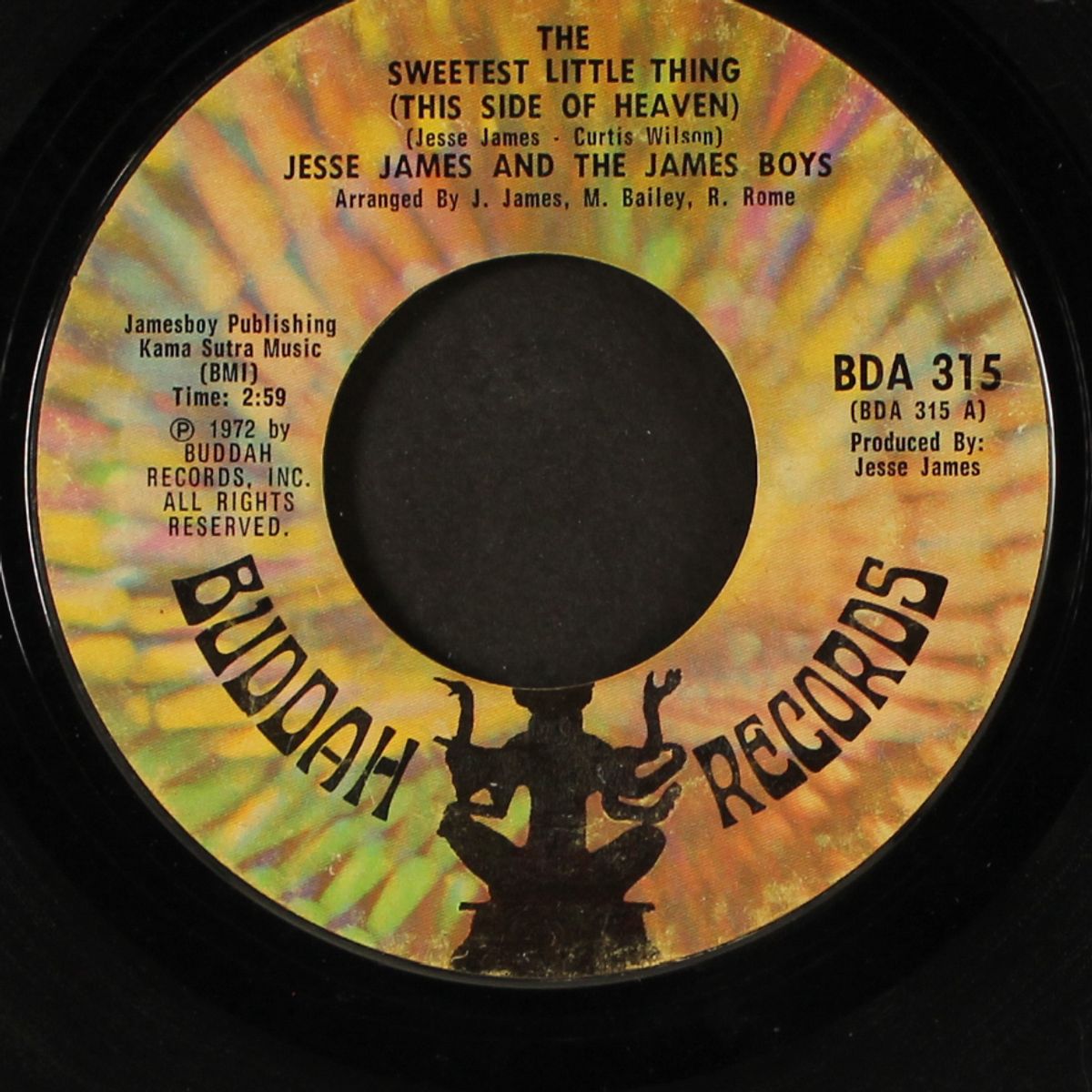 falling in love for the first time / the sweetest little thing by JESSE JAMES & JAMES BOYS