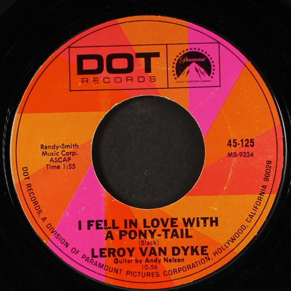 i'm in love with a pony-tail by LEROY VAN DYKE