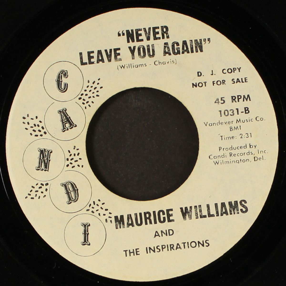 the day has come / never leave you again by MAURICE WILLIAMS & INSPIRATIONS