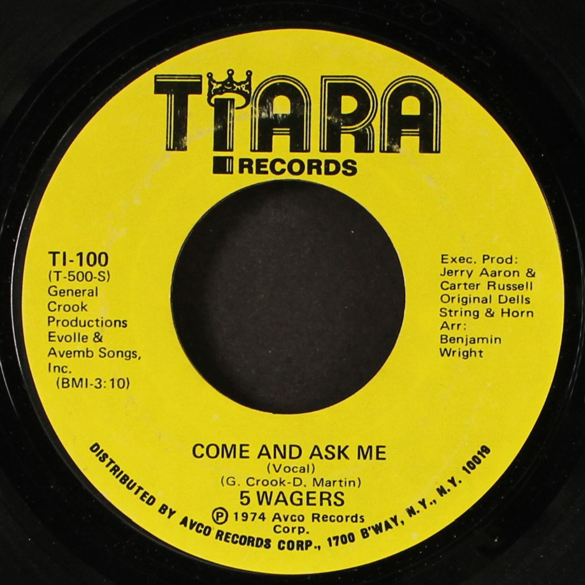 come and ask me / instro by 5 WAGERS