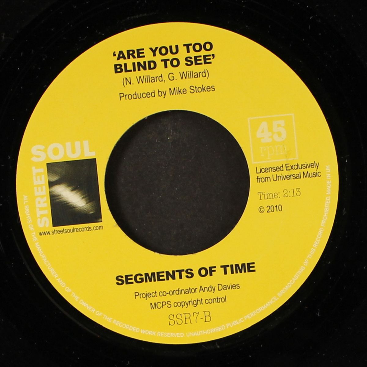 will you be mine / are you too blind to see by SEGMENTS OF TIME