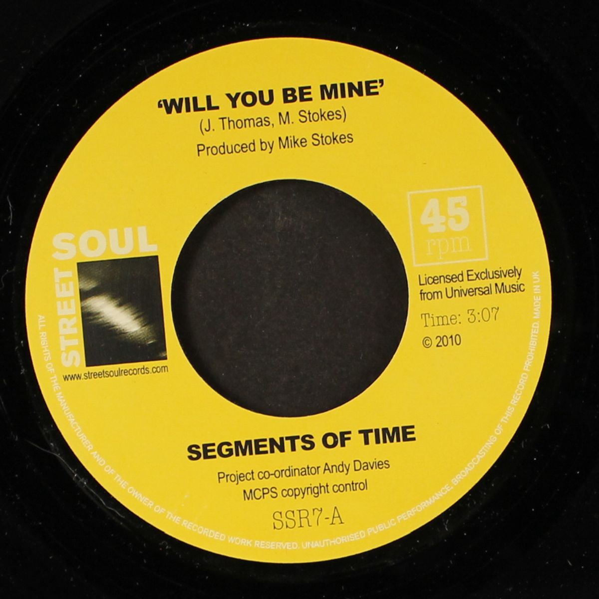 will you be mine / are you too blind to see by SEGMENTS OF TIME