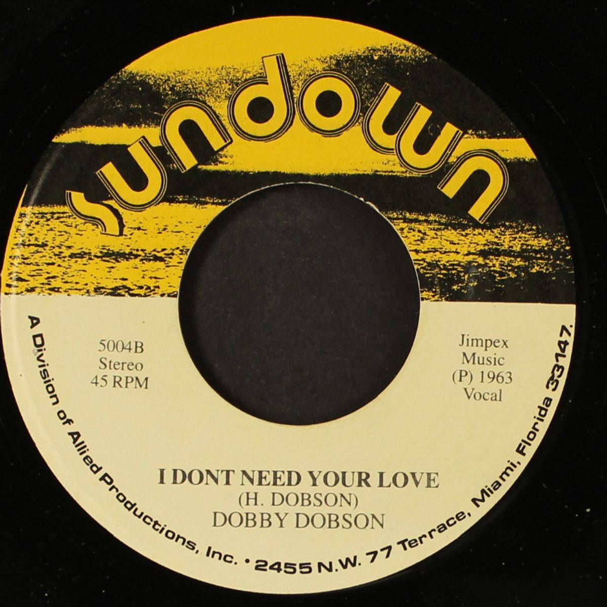 diamonds and pearls / i don't need your love by DOBBY DOBSON