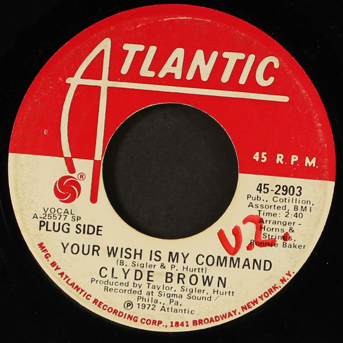 your wish is my command / peace and love by CLYDE BROWN