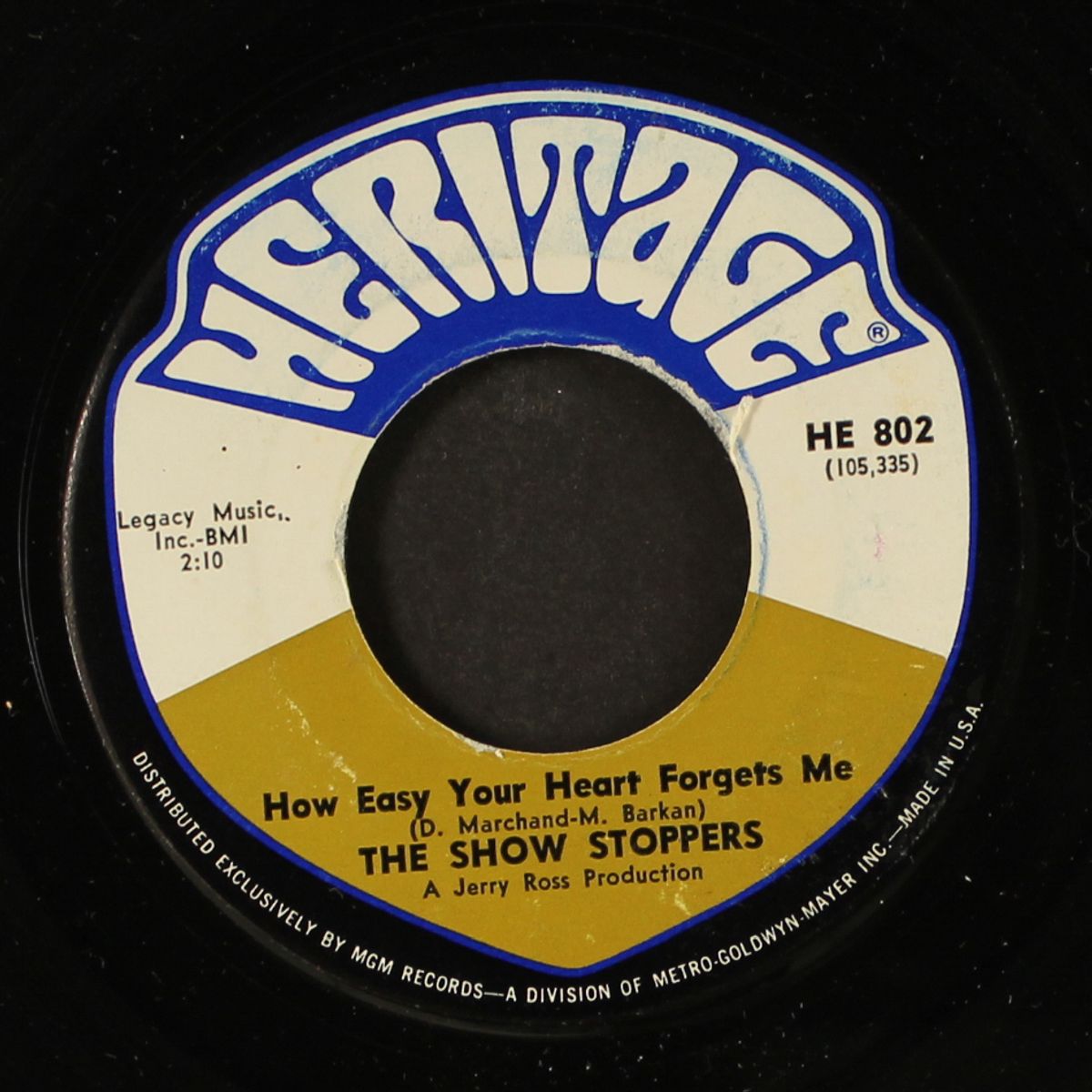 how easy your heart forgets me by SHOW STOPPERS