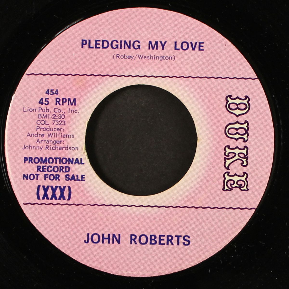 pledging my love by JOHN ROBERTS