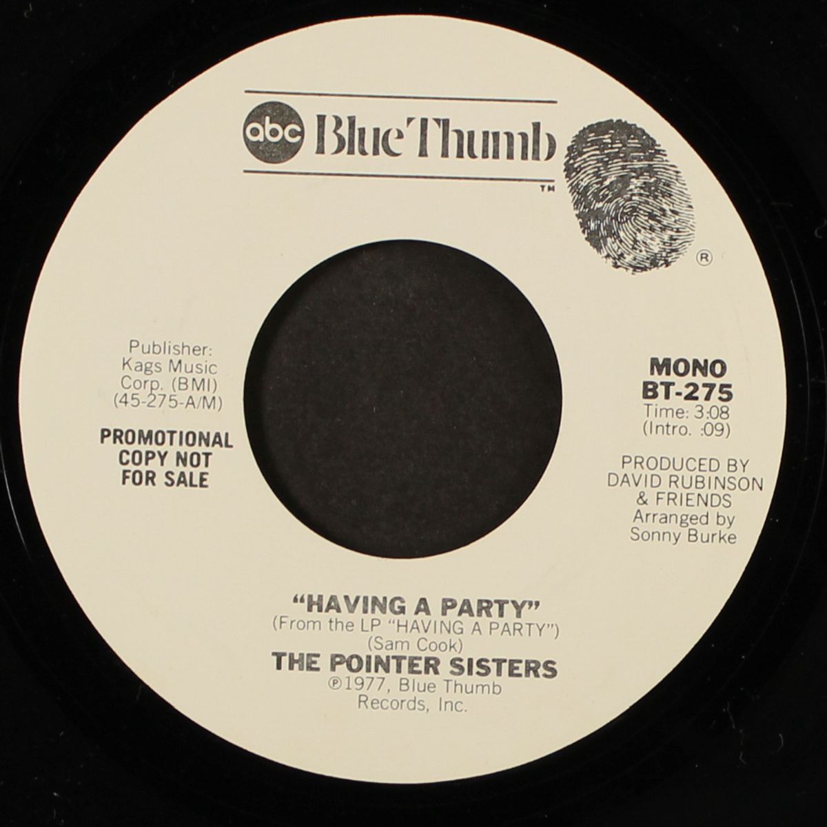 having a party / mono by POINTER SISTERS