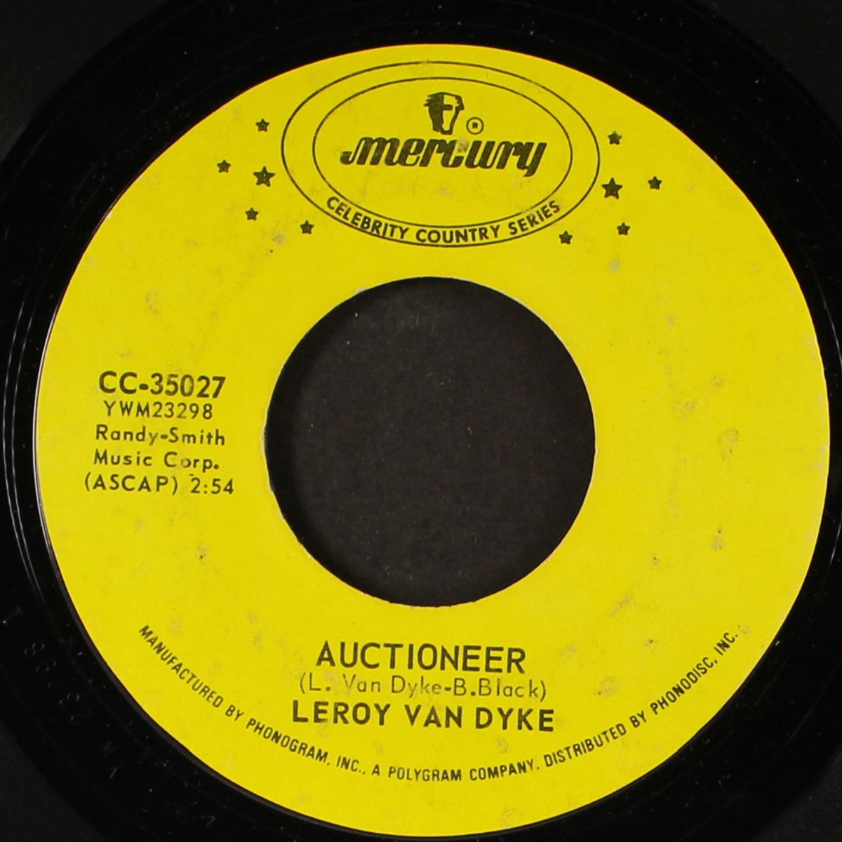 walk on by / auctioneer by LEROY VAN DYKE