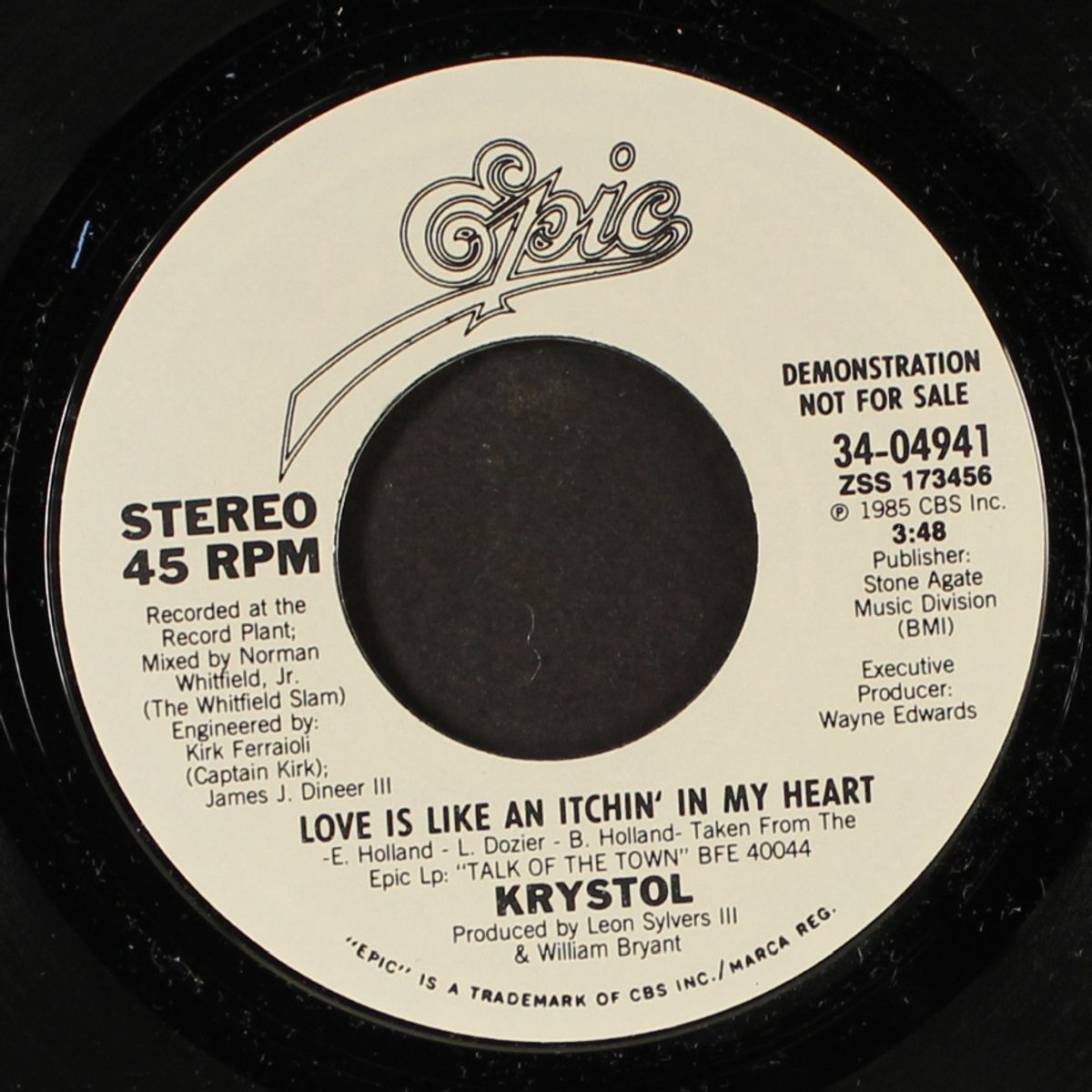 love is like an itchin' in my heart by KRYSTOL