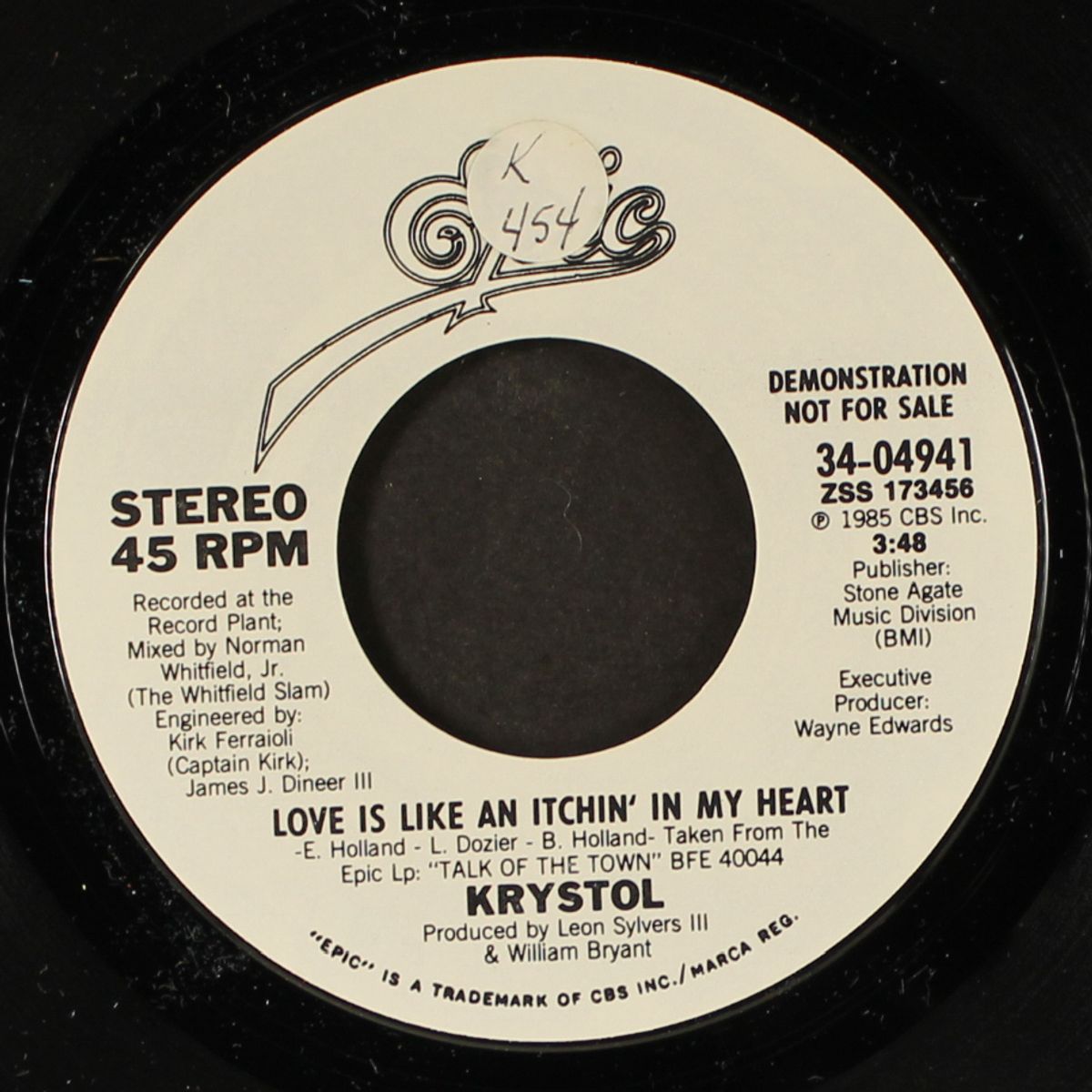 love is like an itchin' in my heart by KRYSTOL
