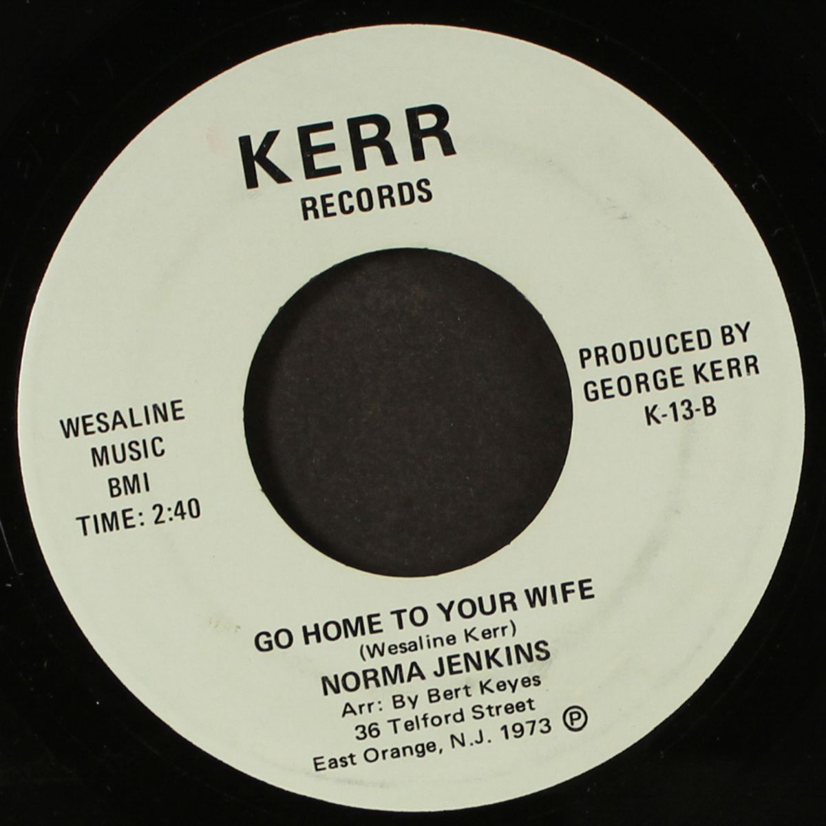 go home to your wife / one girl too many by NORMA JENKINS