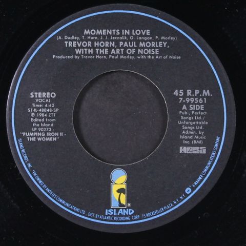 TREVOR HORN / PAUL MORLEY W/ ART OF NOISE