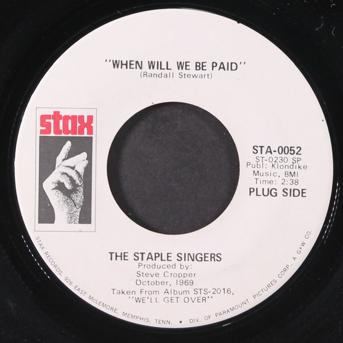 when will we be paid / same by STAPLE SINGERS