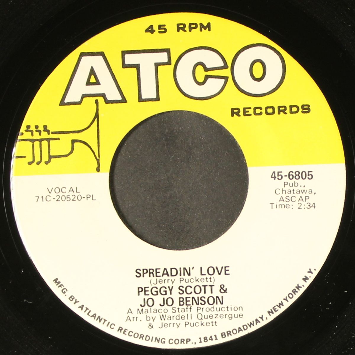 i thank you / spreadin' love by PEGGY SCOTT & JO JO BENSON