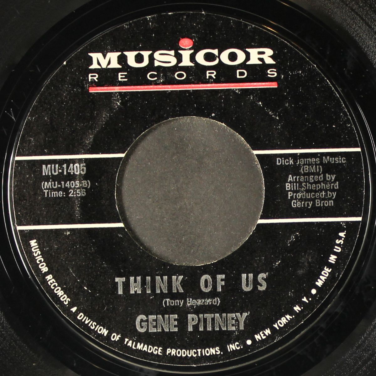 a street called hope / think of us by GENE PITNEY