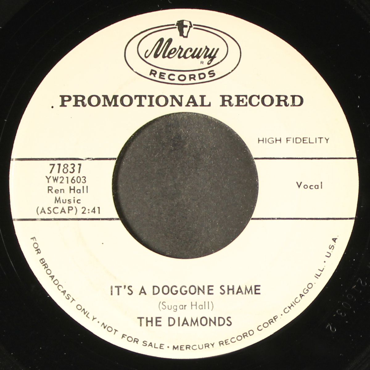 one summer night / it's a doggone shame by DIAMONDS
