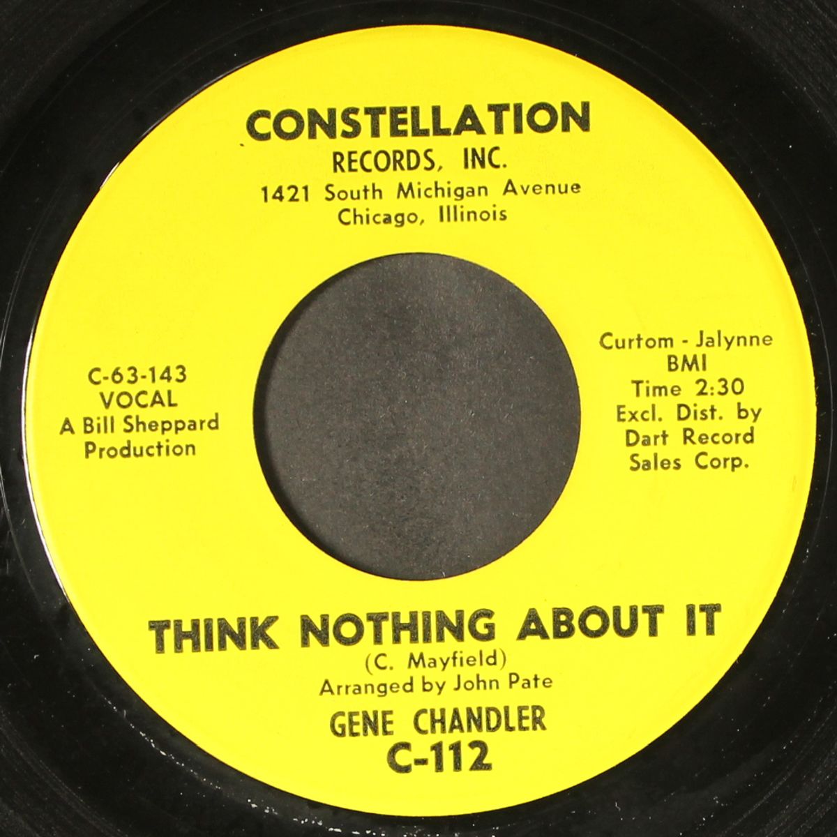 think nothing about it / wish you were here by GENE CHANDLER