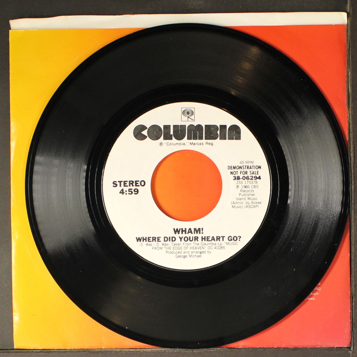 where did your heart go by WHAM