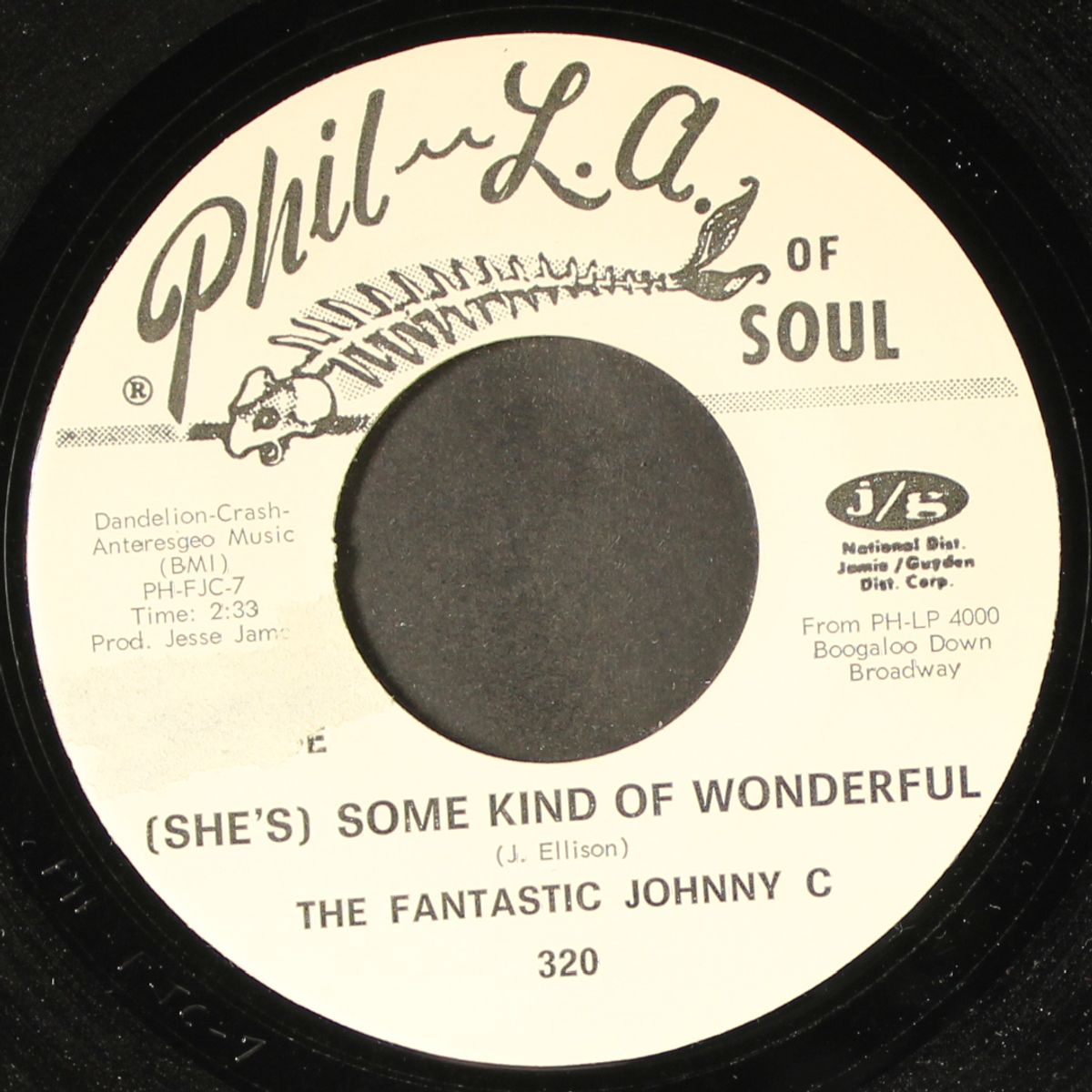 some kind of wonderful / baby, i need you by FANTASTIC JOHNNY C