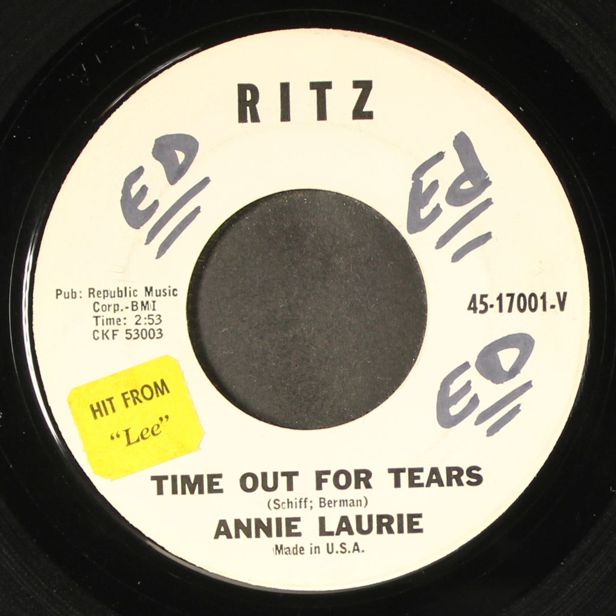 trouble in mind / time out for tears by ANNIE LAURIE