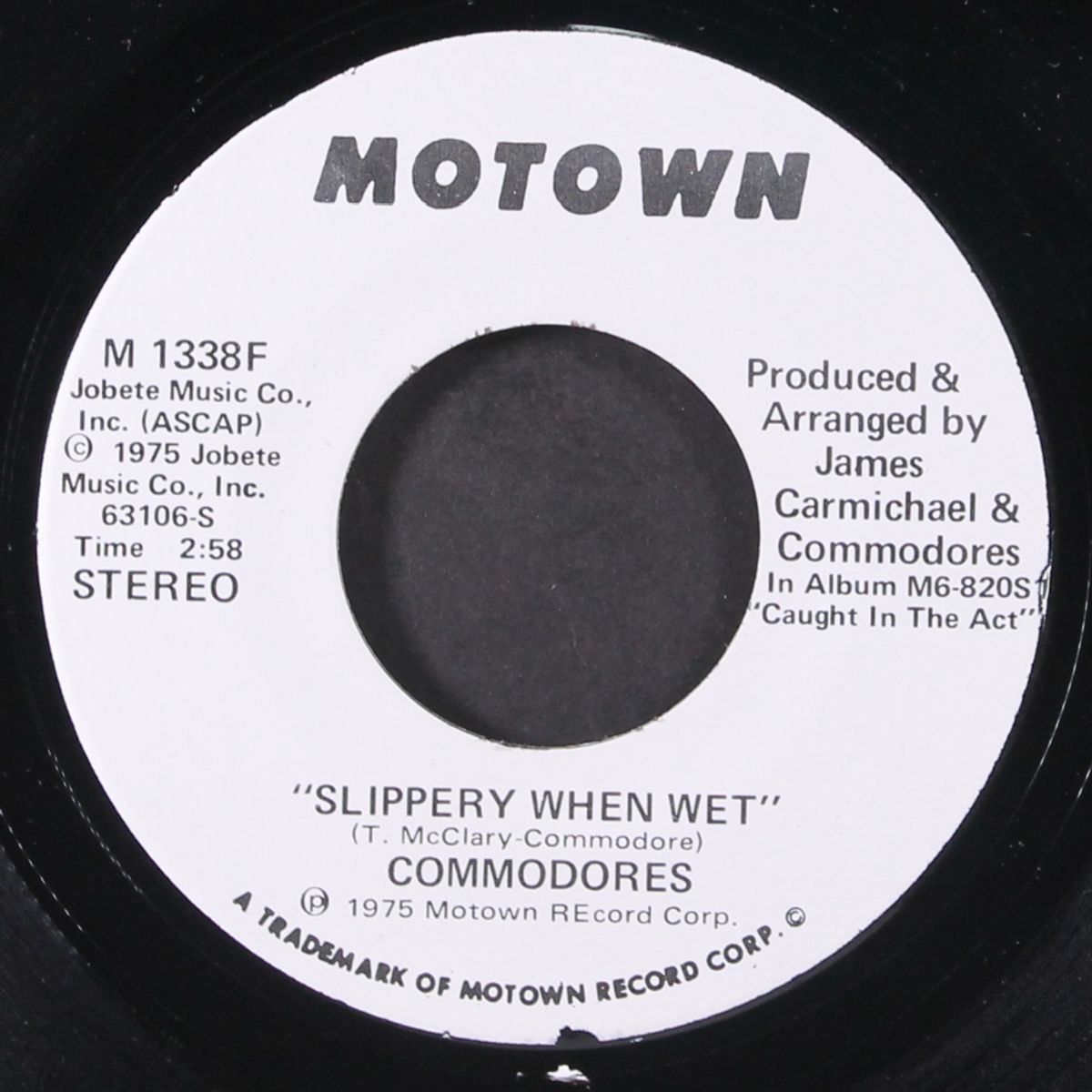 slippery when wet / same by COMMODORES