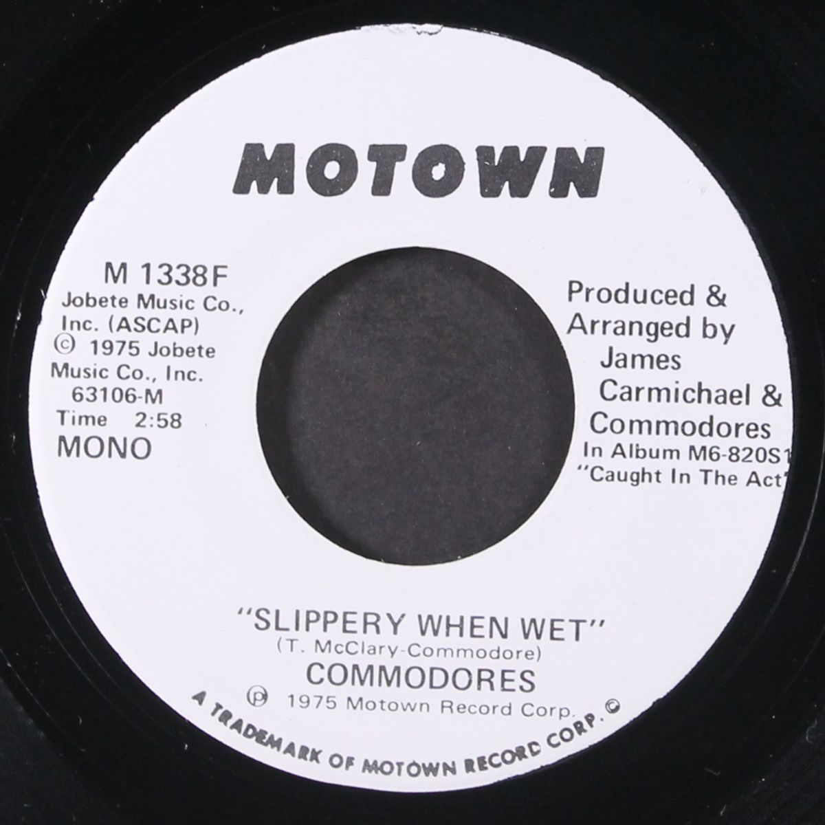 slippery when wet / same by COMMODORES