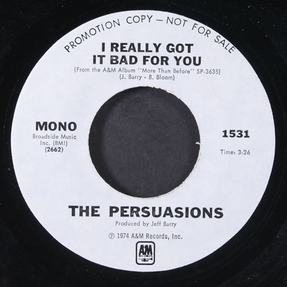 i really got it bad for you / mono by PERSUASIONS