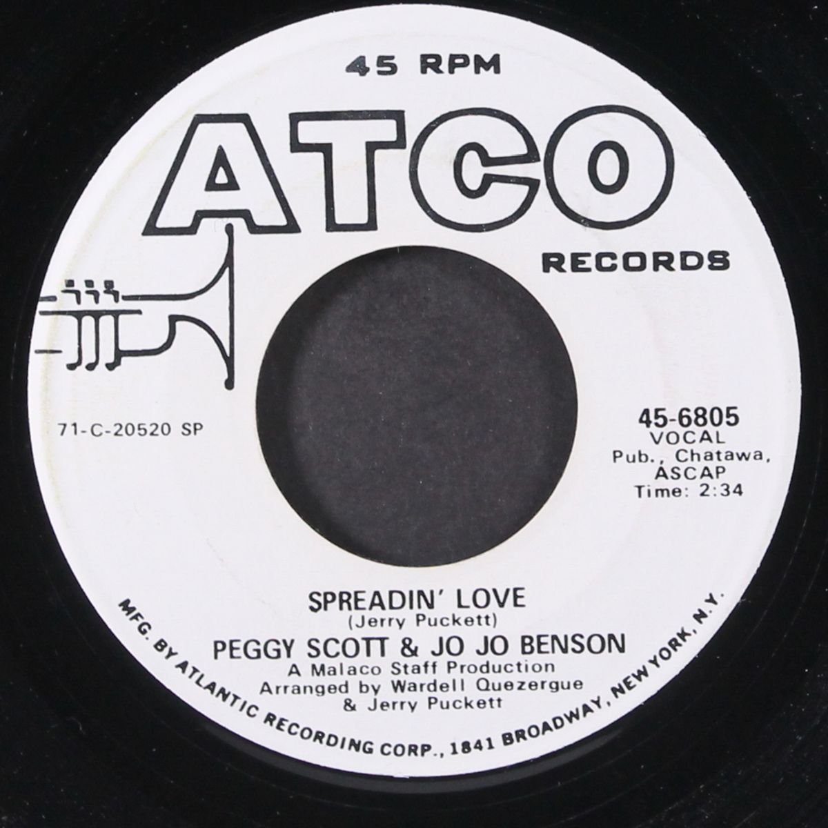 i thank you / spreadin' love by PEGGY SCOTT & JO JO BENSON