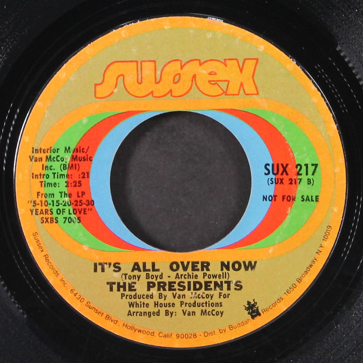 it's all over now / the sweetest thing this side of heaven by PRESIDENTS