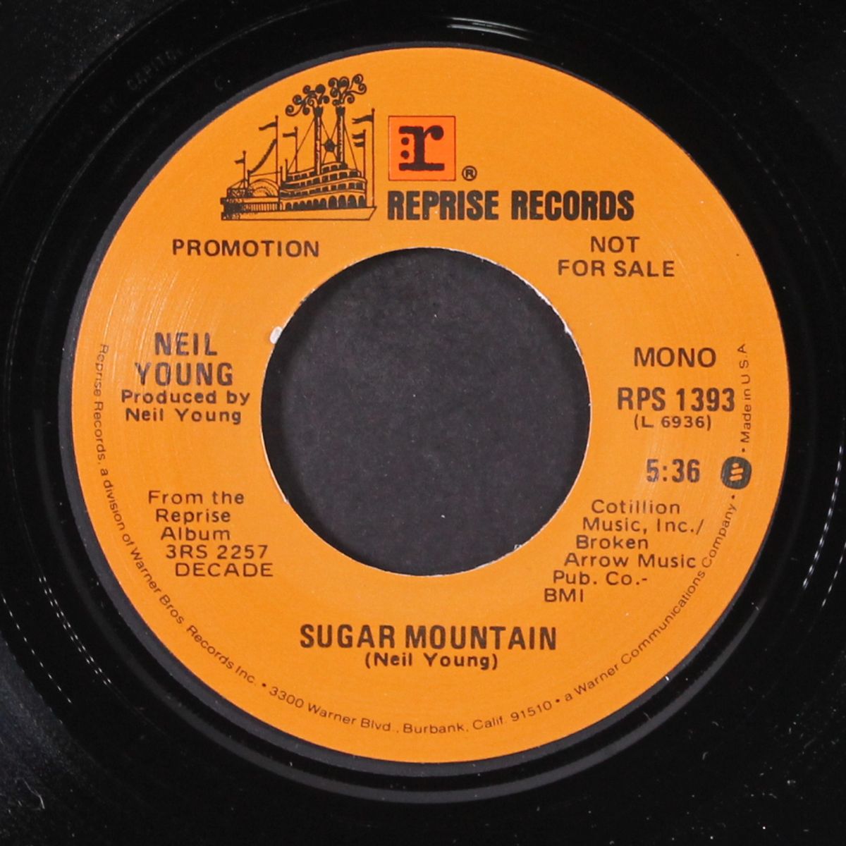 sugar mountain / mono by NEIL YOUNG
