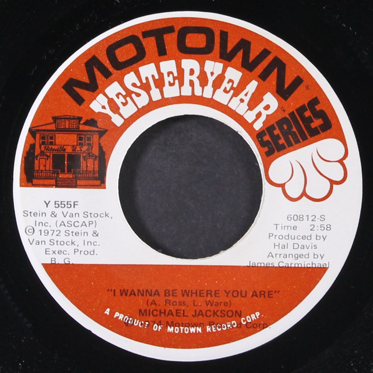 ben / i wanna be where you are by MICHAEL JACKSON