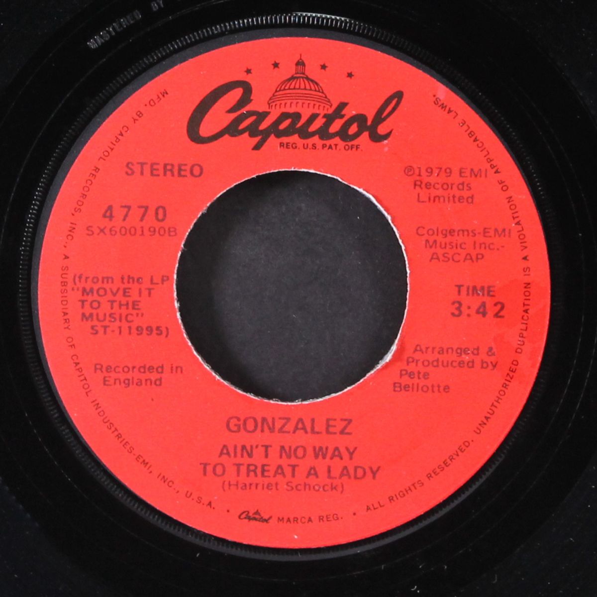 peoples party / ain't no way to treat a lady by GONZALEZ