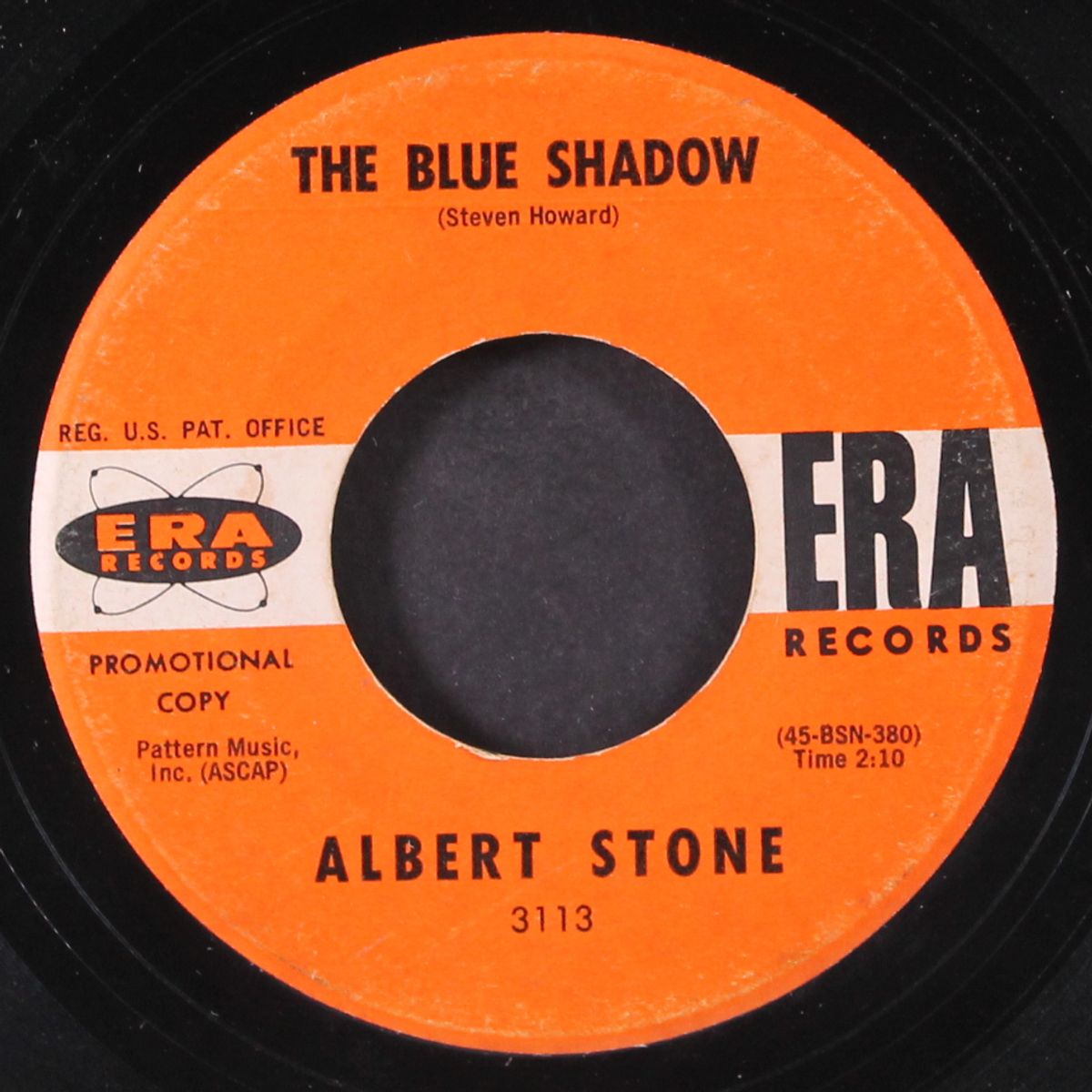 the blue shadow / not in vain by ALBERT STONE