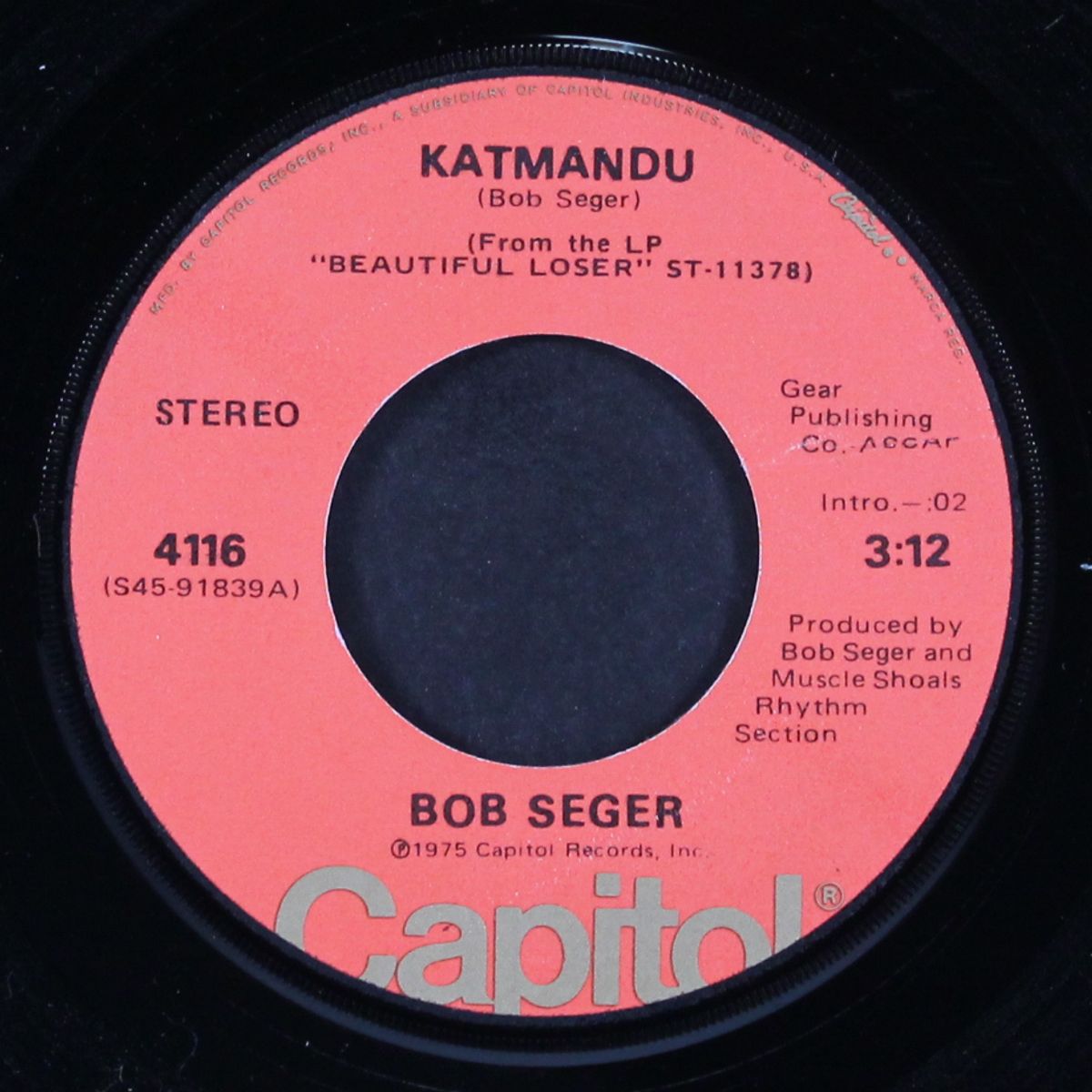 katmandu / black night by BOB SEGER