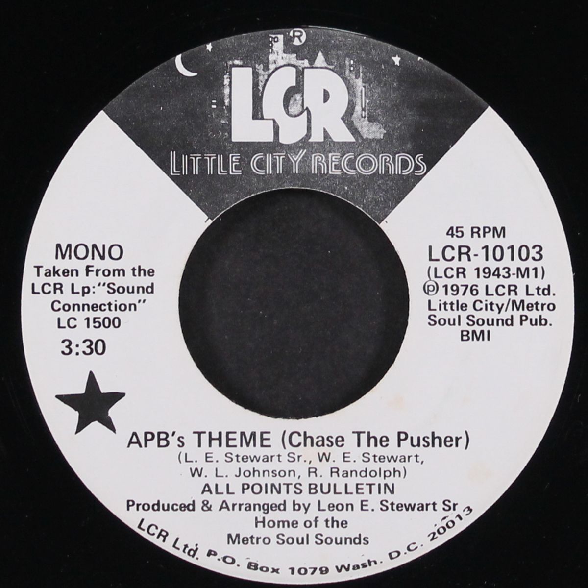 apb's theme (chase the pusher) / mono by ALL POINTS BULLETIN BAND