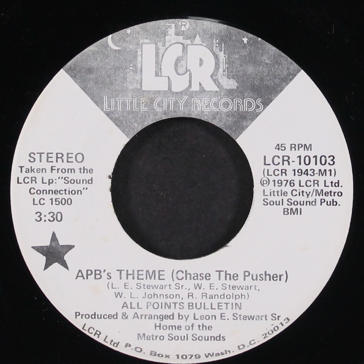 apb's theme (chase the pusher) / mono by ALL POINTS BULLETIN BAND