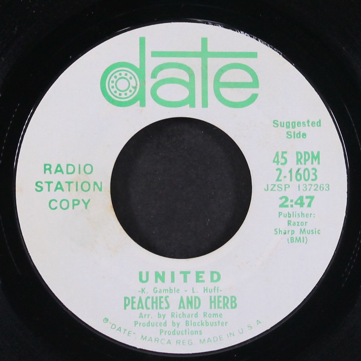 united / thank you by PEACHES & HERB