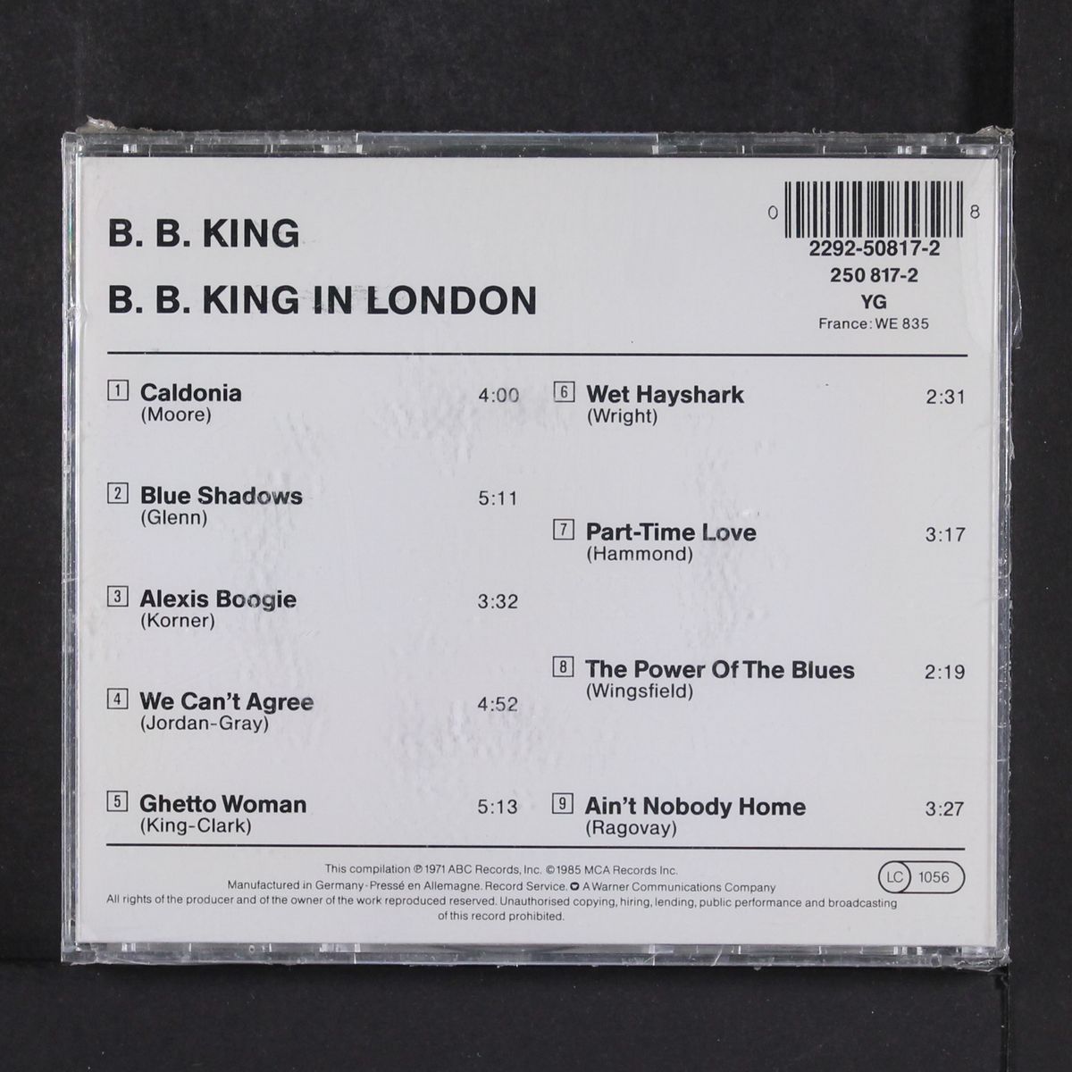in london by B.B. KING