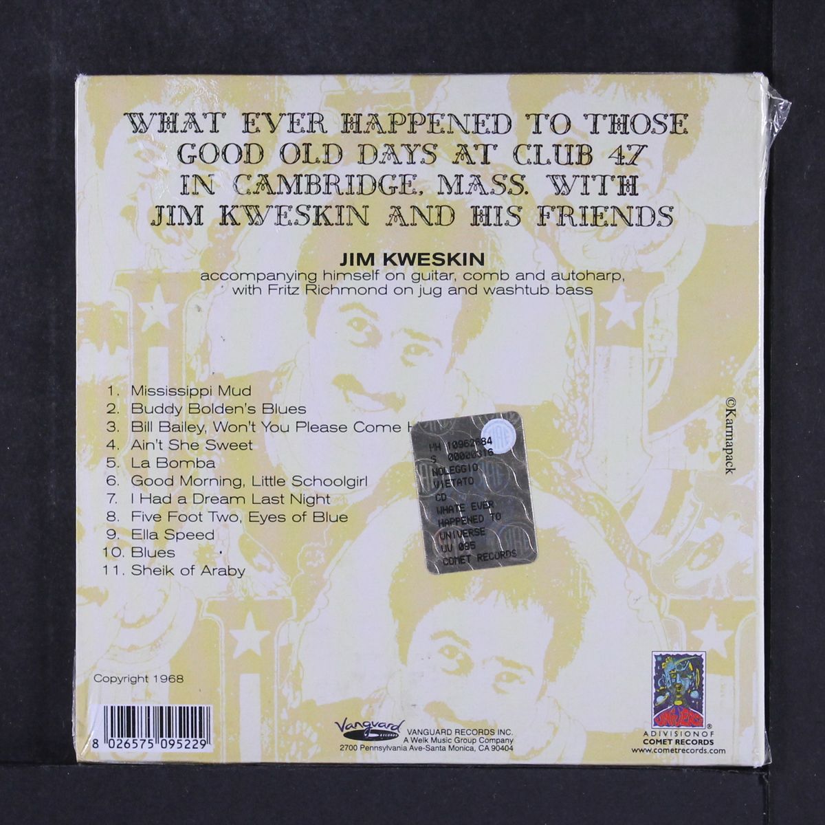 whatever happened to those good old days by JIM KWESKIN